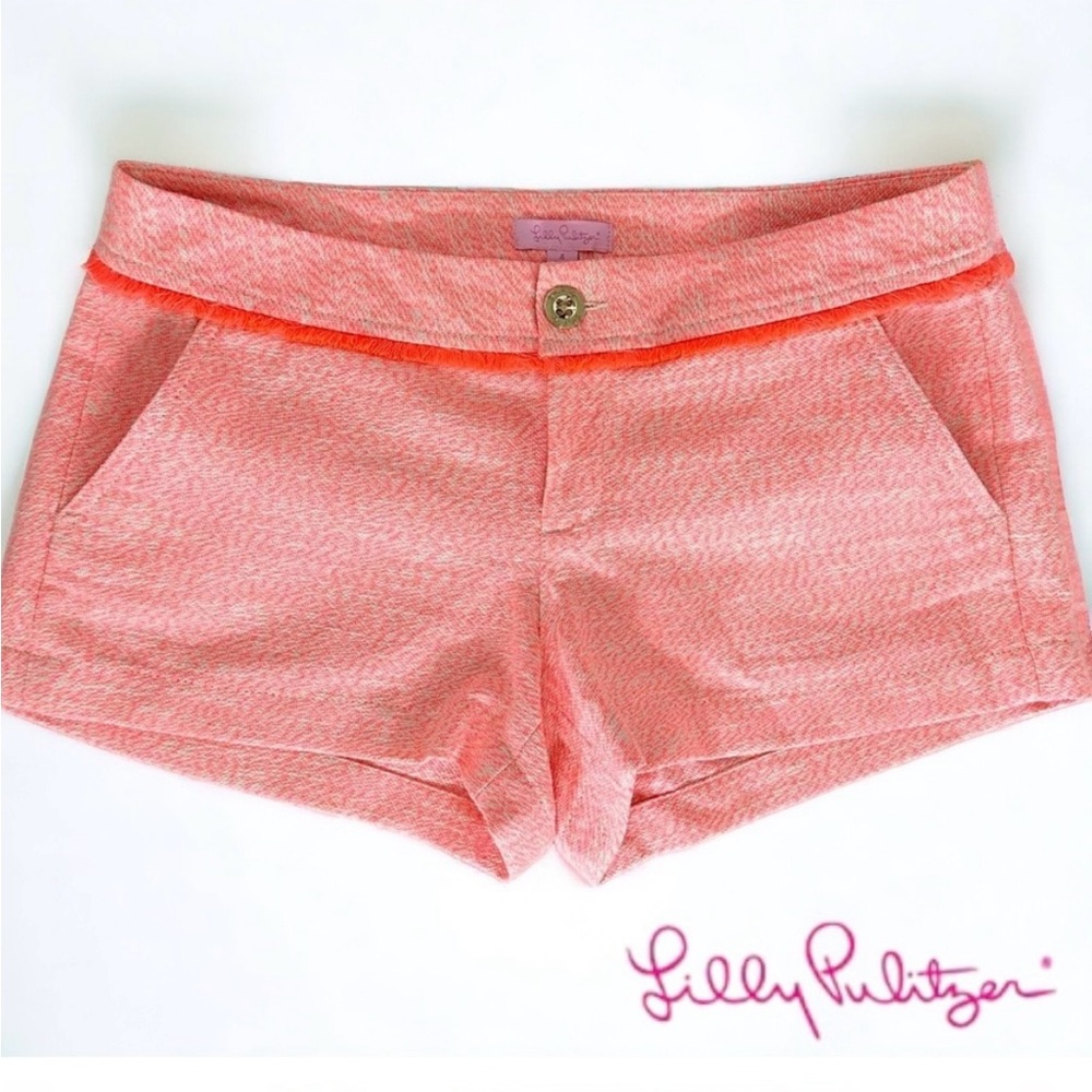 Like New Lilly Pulitzer Women's Walsh Shorts Papaya